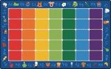 Fun with Phonics Seating Rug Oval & Rectangle Size Options Avaiable