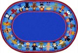 Children Of Many Cultures Rug Oval