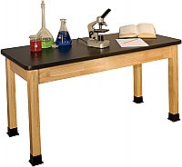 CHEMICAL RESISTANT SOLID PHENOLIC  24"x 48" SCIENCE TABLE BS2448PH