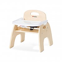 Easy Serve Feeding Chair, 9" Seat Height, Birch 4709047