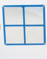 Square Windowpane Mirror CF332-554