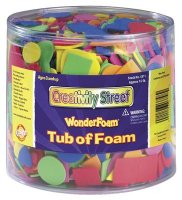 WonderFoam® Shapes Tub - 3000 Pcs - 1/2 Pound CK4311