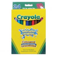 Crayola® Washable Thin Tip Markers (24/pk, Colossal) 56-8524