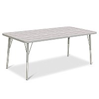 Activity Table 24" X 48" height option - Driftwood Gray 6403JC