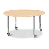 Activity Table 42"ROUND Mobile - Maple/Maple/Gray 6468JCM251