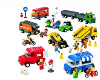 LEGO Education Vehicles Set Trucks Motorcycles & Cars (934 Pieces) 9333