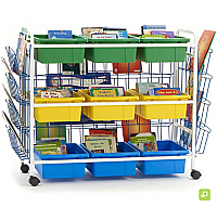 Deluxe Leveled Reading Book Browser Cart 9-1 BB005-9-1