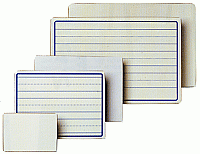 White Dry-Erase Lapboards 9" x 12"White Marker Board with Ruled