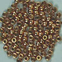 Copper Metallic Pony Beads 250 pcs CK-354604