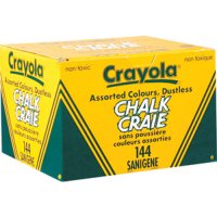 Crayola Coloured Chalk 144 pcs