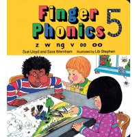 Finger Phonics Book 5 in Print Letters (E71-497)