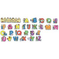  Kids Drawn Alphabet Mini Bulletin Board Set CD-110069 