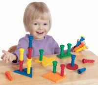 Smart Shapes & Stacking Pegs [LR2448]