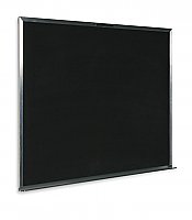 MAGNETIC LAUZONITE BLACK BOARD 2000 SERIES ALUMINUM FRAME WITH 5 YEARS WARRANTY 48" X 36" CB 404836