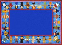 Children Of Many Cultures Rug 5'4 x 7'8  JC1622C