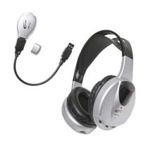 Infrared Stereo/Mono Headphone with transmitter Headphones (Wireless)