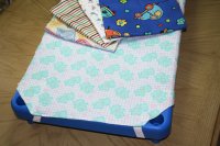 Cotton Flannelette Cots Sheet  Toddler Size 22" x 40"   AL-805