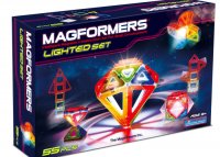 Magformers 55 pc Lighted Set PW-63092