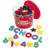 Magnetic Foam Letters & Numbers Deluxe Set LER 6306
