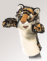 Plush Puppet Tiger MTB206