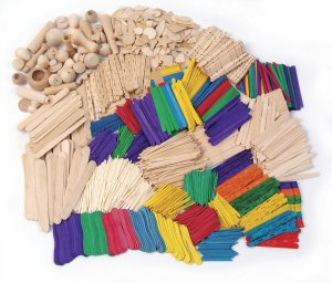 Wood Crafts Activities - Over 2,100 Pieces CK-1718