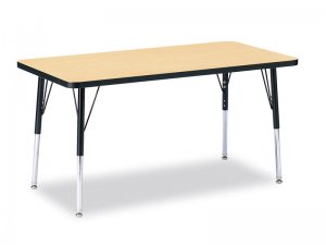 Activity Table 30"x 72" Rectangle Melamine Laminate table tops Adjustable Height (COLOUR OPTION AVAILABLE) 6413JCT