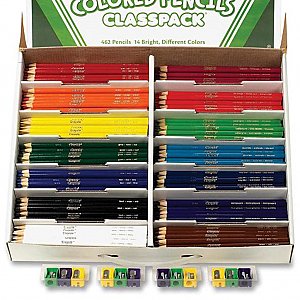 Crayola Coloured Pencils Class pack, 462 Pieces Set 68-8462