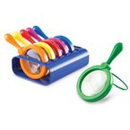 Primary Science Jumbo Magnifiers with Stand LER 2884
