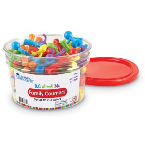 All About Me Family Counters™, Set of 72 Item # LER 3372 