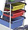 Royal Reading Writing Center with 4 Stubby Tubby and 2 Large Open Tubs RC105-PTP5