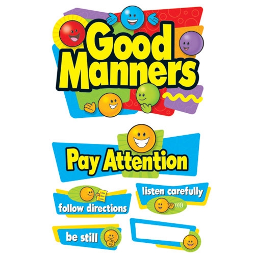 Good Manners Bulletin Board Set B568152 > Alco of Canada