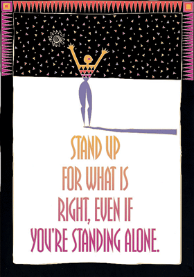 ARGUS Large Posters STAND UP FOR WHAT IS RIGHT [TA62590] > Alco of Canada