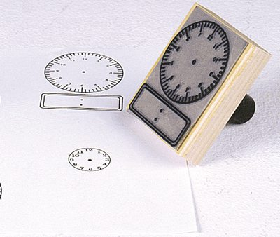Digital Clock Stamp (Analog Clock Stamp)