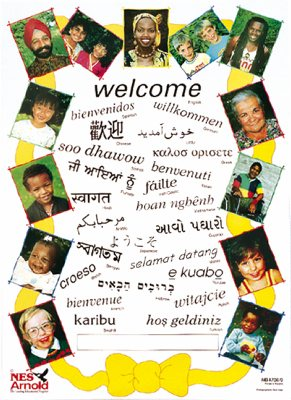 Around the World Welcome Poster