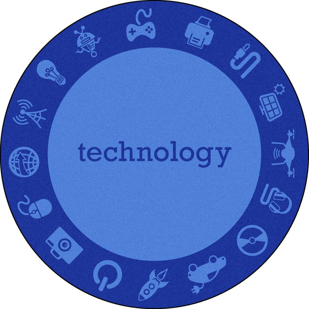STEAM Classroom TECHNOLOGY Rug 7'7