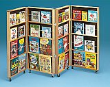 4-Panel Folding Book Display A14-742 4