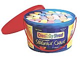 Sidewalk Chalk - 37 Piece Bucket - Assorted Colors CK-1736