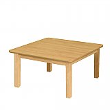 PREMIUM SOLID MAPLE WOOD TABLE, 30" X 30", SQUARE, MAPLE, LEGS HEIGHT OPTIONS ALC1914