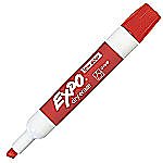 EXPO® 2 Dry-Erase White Board Markers, Chisel Point, Red, Pack Of 12 80002