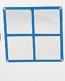 Square Windowpane Mirror CF332-554