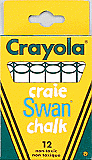 Crayola Chalk White 12/pk [510312]