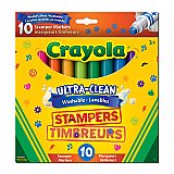 Crayola Washable Stamper Markers, Set of 10 ITEM# 56-8169
