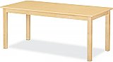 Maple Classroom Table HPL Top 3/4"Solid Maple Apron & legs 24"X 36" Legs Height Option ALC901
