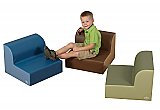 Cozy Woodland Library Trio Seating Set of 3 CF705-556