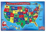 U.S.A. Map Floor Puzzle  Item #:MD- 440