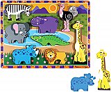 Safari Wooden Chunky Puzzle MD-3722