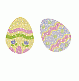 Stickers Easter Eggs 75 stickers [CD2942]