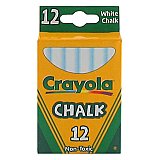 Crayola White Chalk 12 pcs