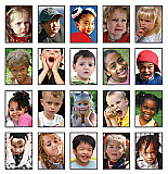 Facial Expressions Photographic Learning Cards [KE845020]