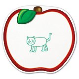 Write and Wipe Boards- Apple (set of 5) [LER3801]